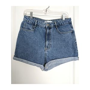 Zara high waisted jean shorts